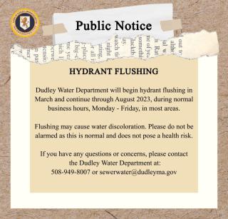 hydrant flushing